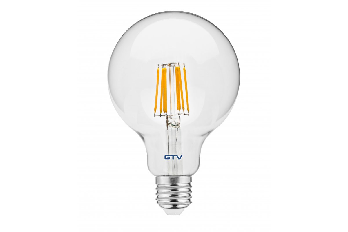 LED Bulb E27, G95, 8 W, 880 lm, 3000K, AC220-240V, 360°, FILAMENT