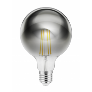 LED Bulb E27, G95, 8 W, 720 lm, 2700K, AC220-240V, 360°, FILAMENT gray