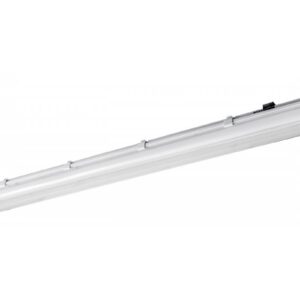 Hermetic luminaire HAGEN, for T8 LED single-sided power supply, G13, IP65, AC220-240V, 2x120cm, PC
