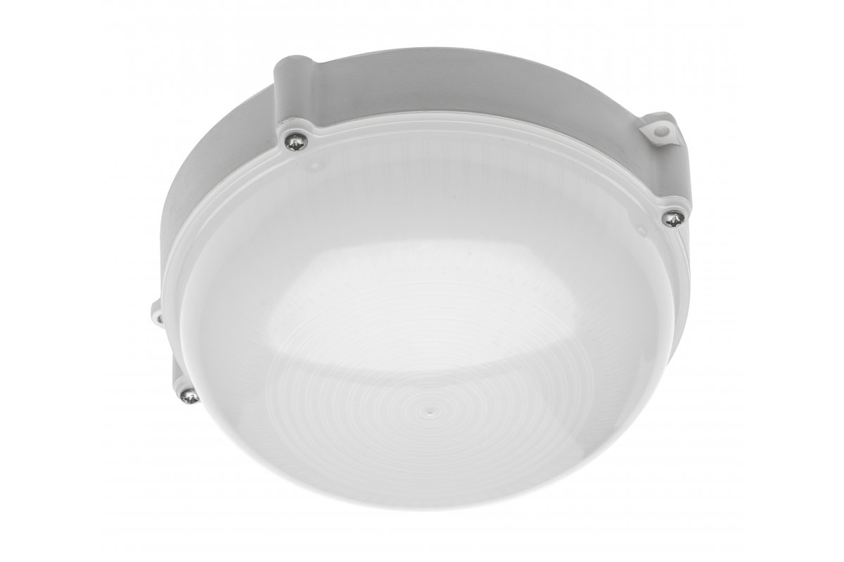 LED luminaire LUXIA, 10 W, 700 lm, 4000K, AC220-240V, IP65, 220°, round