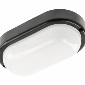 LED luminaire KODO, 8 W, 720 lm, AC175-260V, 4000K, PF>0.5, Ra≥80, IP54, IK08, oval, black