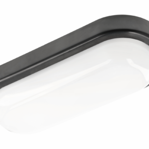 LED luminaire KODO, 18 W, 1620 lm, 4000K, AC180-250V, IP54, IK08, oval, black