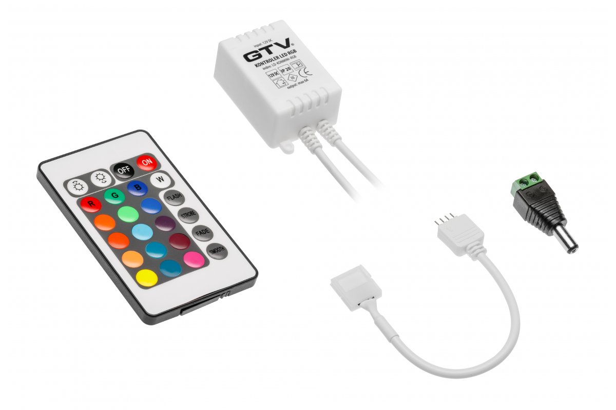Controller for LED strip RGB, DC12V, max. 72 W