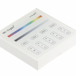Touch panel for radio controller RGBW, 4-zone