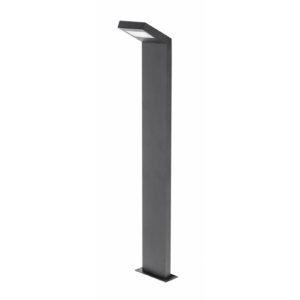 LED garden luminaire LONDON, 10 W, 720 lm, IP54, 4000K, post 780 mm, black