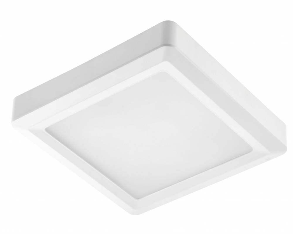 LED luminaire LOUIS, 12 W, 960 lm, 4000K, AC176-264V, IP54, 120°, surface-mounted, square (SAMSUNG LED)