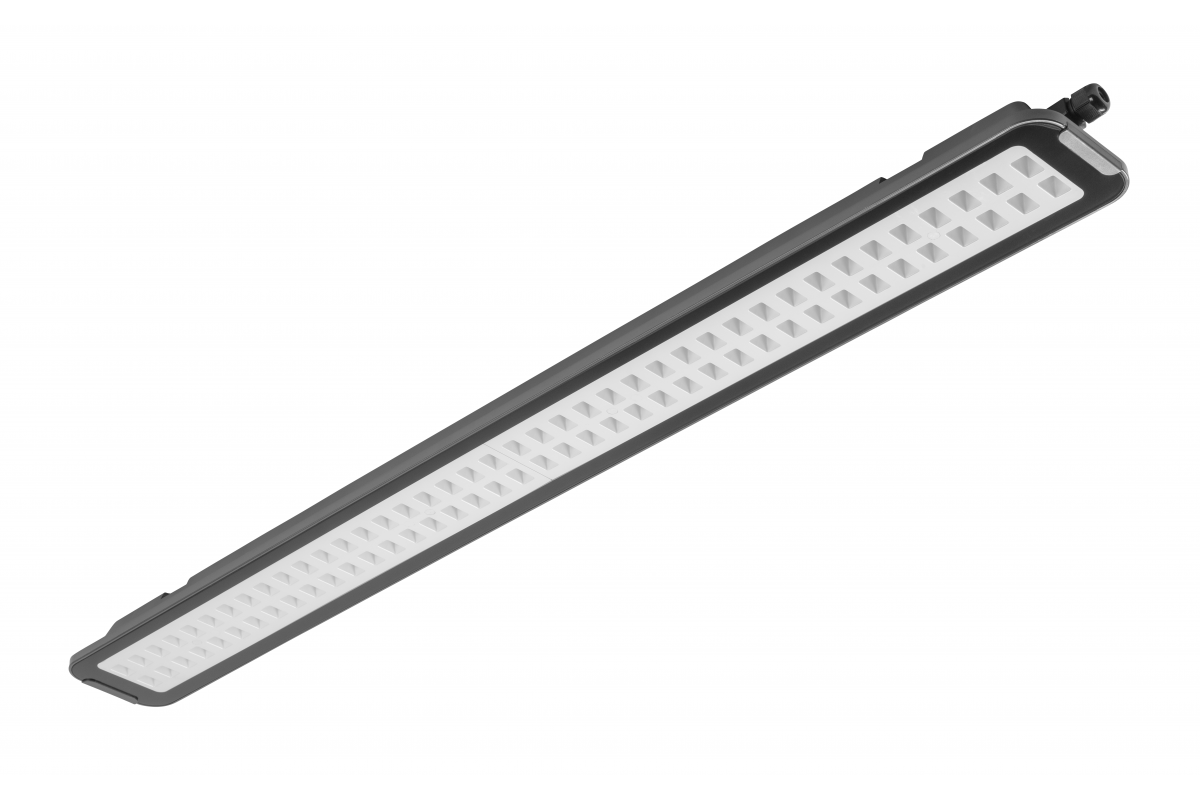Hermetic LED luminaire LUNAR, 80 W, 8000 lm, 4000K, AC85-265V, IP66, 120 cm, 60°, RA>80, PC/glass