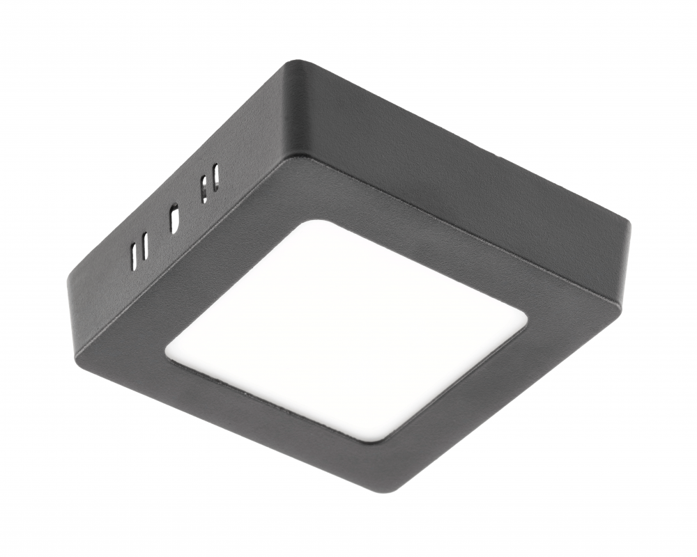 LED luminaire MATIS PLUS, 7 W, 560 lm, IP20, AC220-240V, 120°, 4000K, surface-mounted, black