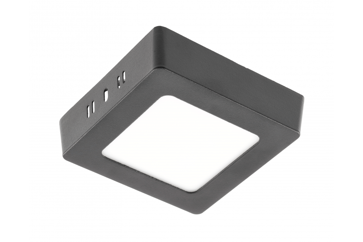LED luminaire MATIS PLUS, 7 W, 560 lm, IP20, AC220-240V, 120°, 4000K, surface-mounted, black