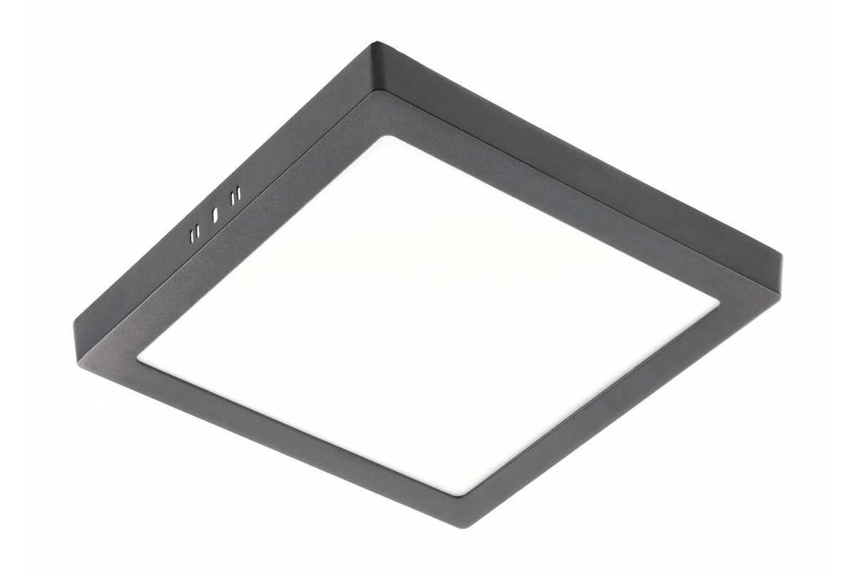 LED luminaire MATIS PLUS, 24 W, 2000 lm, IP20, AC220-240V, 120°, 4000K, surface-mounted, black