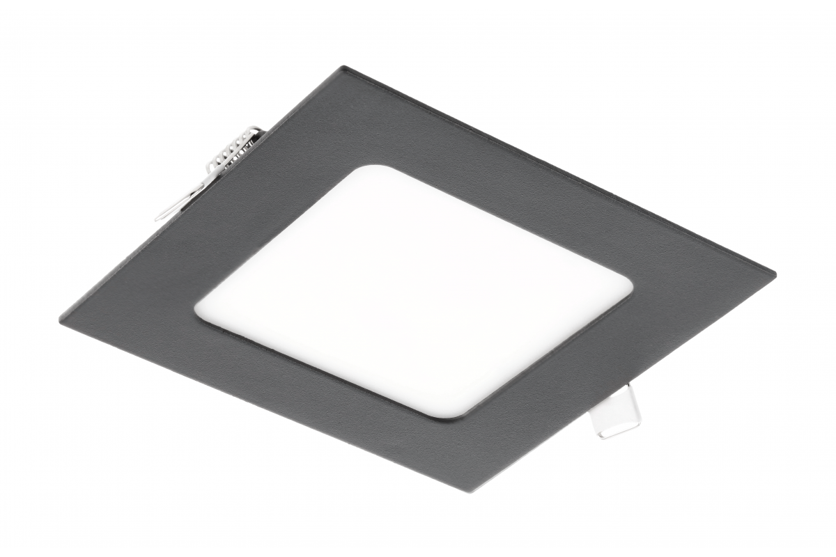 LED luminaire MATIS PLUS, 7 W, 560 lm, IP20, AC220-240V, 50/60 Hz, 120°, 4000K, recessed, black