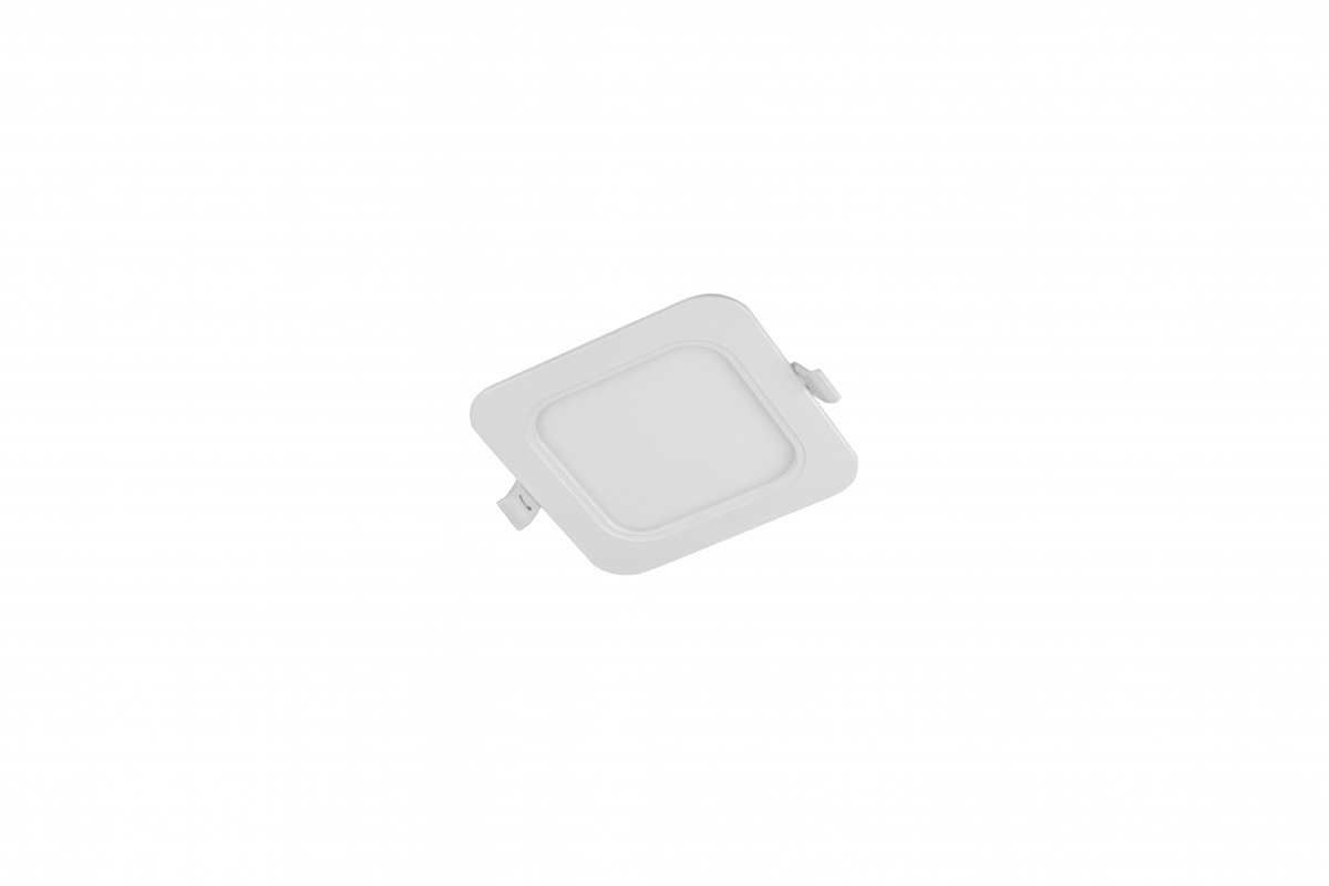 LED luminaire MAXIS, 6 W, 480 lm, CCT, AC220-240V, IP44, recessed, square, white