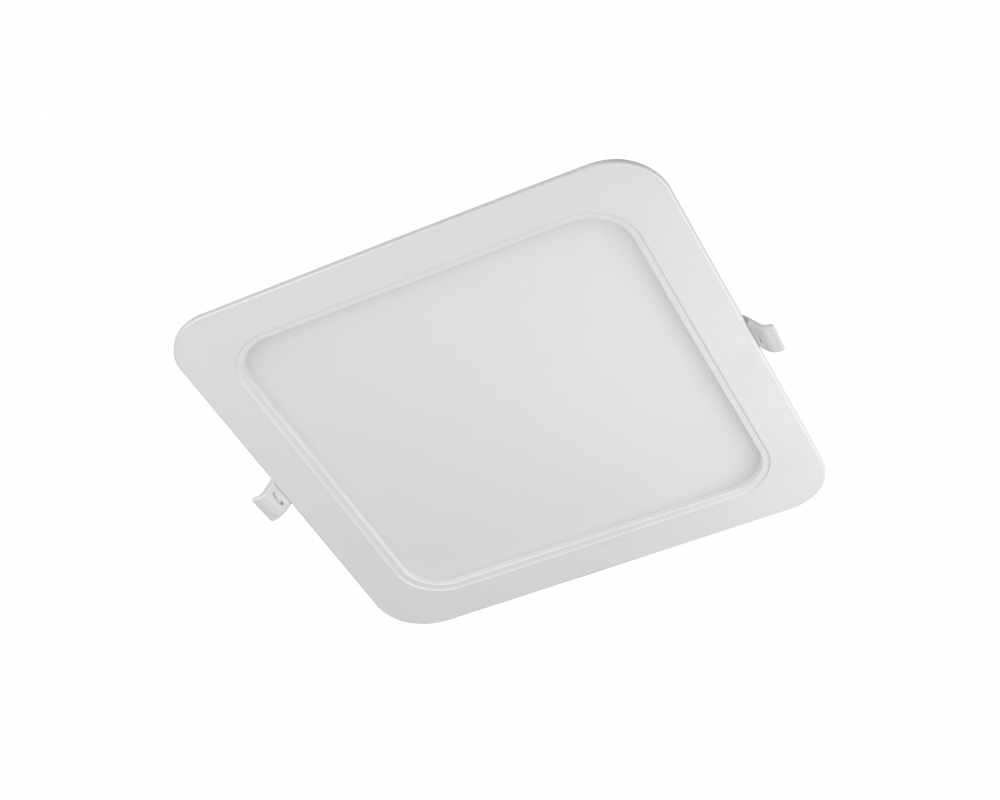 LED luminaire MAXIS, 18 W, 1450 lm, CCT, AC220-240V, IP44, recessed, square, white
