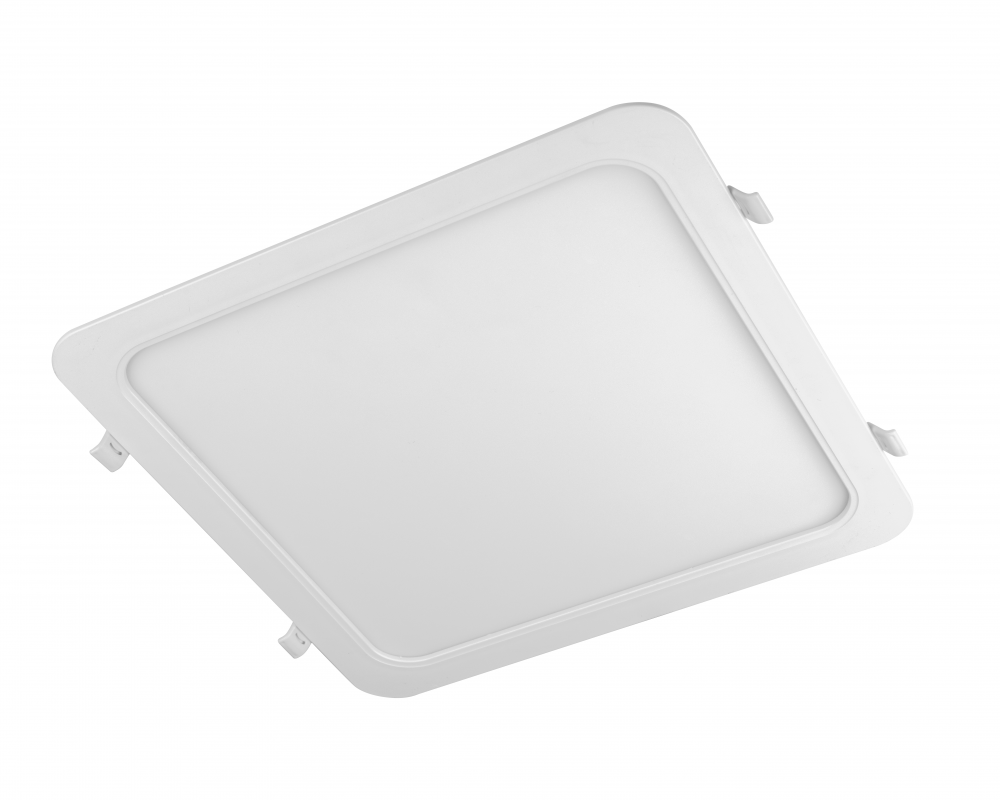 LED luminaire MAXIS, 24 W, 1950 lm, CCT, AC220-240V, IP44, recessed, square, white