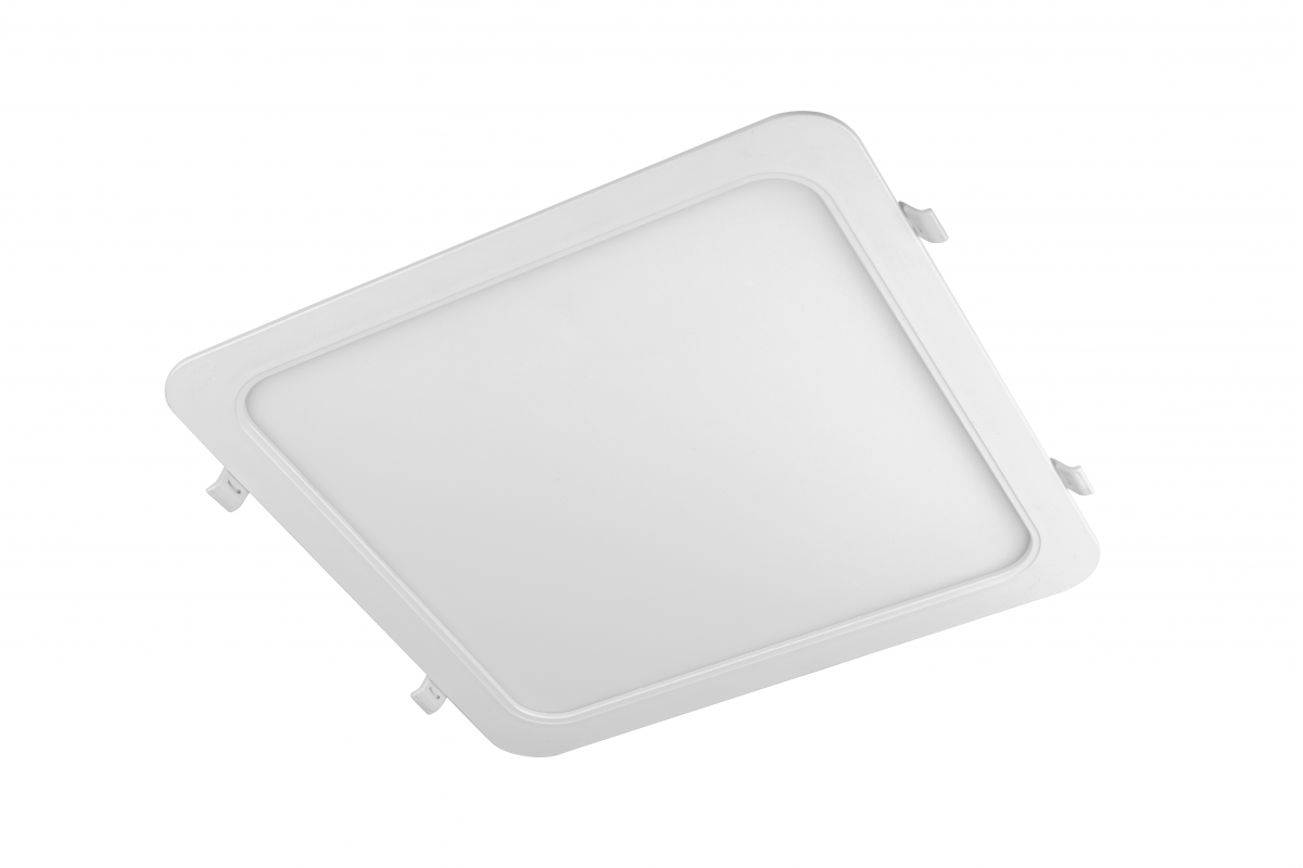 LED luminaire MAXIS, 24 W, 1950 lm, CCT, AC220-240V, IP44, recessed, square, white