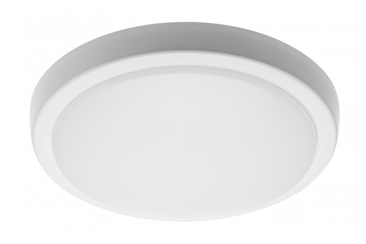 LED luminaire MOON, 18 W, 1800 lm, 4000K, AC180-265V, PF>0.5, Ra≥80, IP54, IK08, 120°