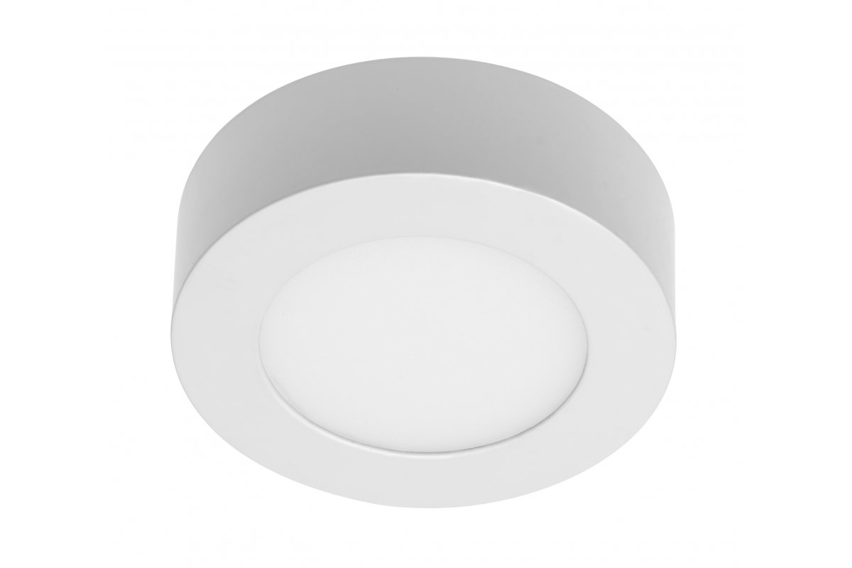 LED luminaire ORIS PLUS, 7 W, 560 lm, IP20, AC220-240V, 120°, 4000K, surface-mounted, white
