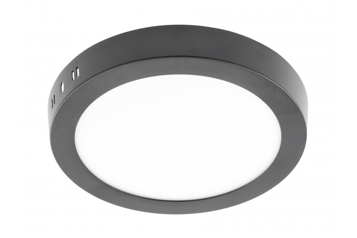 LED luminaire ORIS PLUS, 19 W, 1520 lm, IP20, AC220-240V, 120°, 4000K, surface-mounted, black