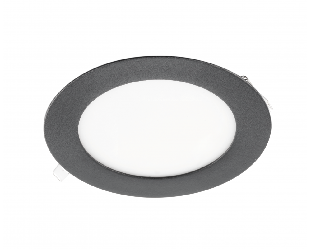 LED luminaire ORIS PLUS, 7 W, 560 lm, IP20, AC220-240V, 50/60 Hz, 120°, 3000K, recessed, black