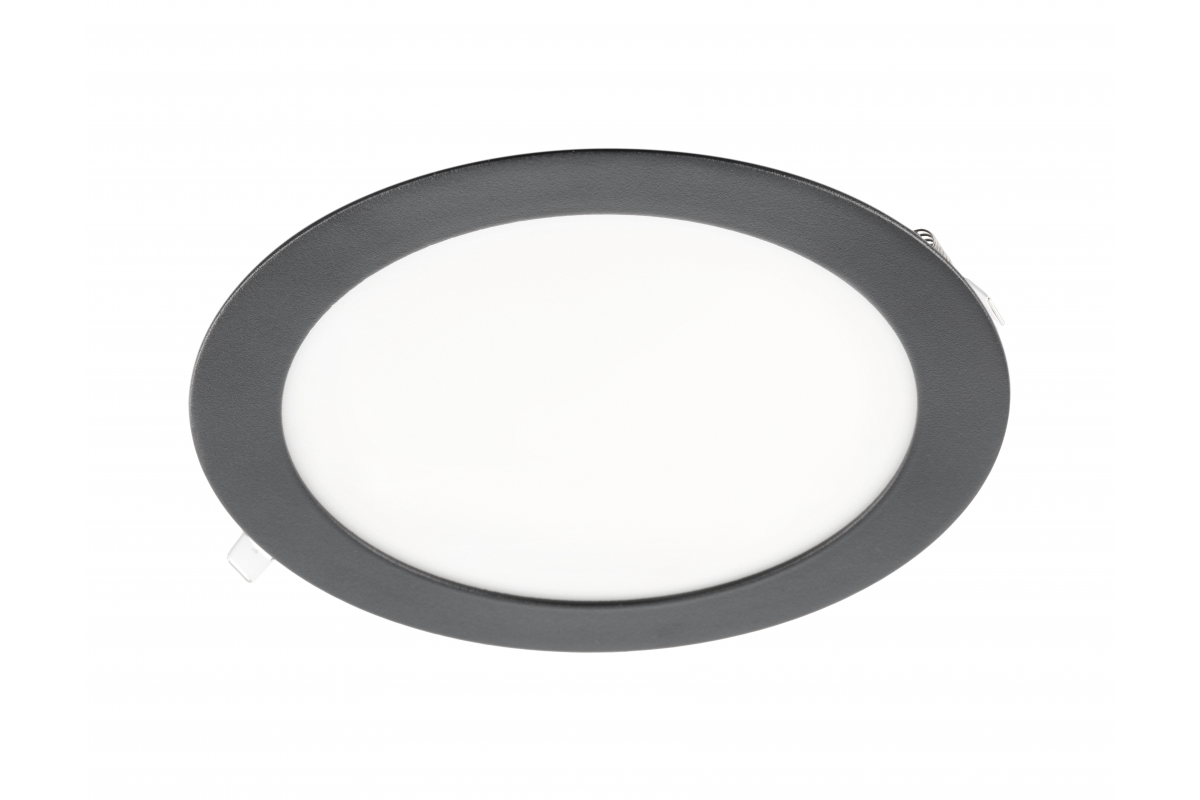 LED luminaire ORIS PLUS, 13 W, 1020 lm, IP20, AC220-240V, 50/60 Hz, 120°, 4000K, recessed, black