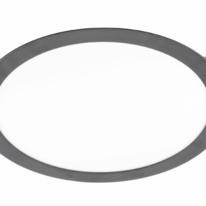 LED luminaire ORIS PLUS, 24 W, 2000 lm, IP20, AC220-240V, 50/60 Hz, 120°, 3000K, recessed, black