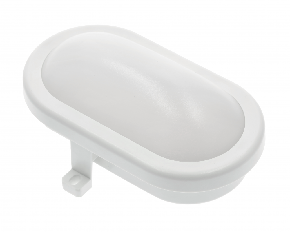 LED luminaire OVALIO, 5 W, 500 lm, IP65, AC175-265V, PF>0.5, RA>80, IP54, white