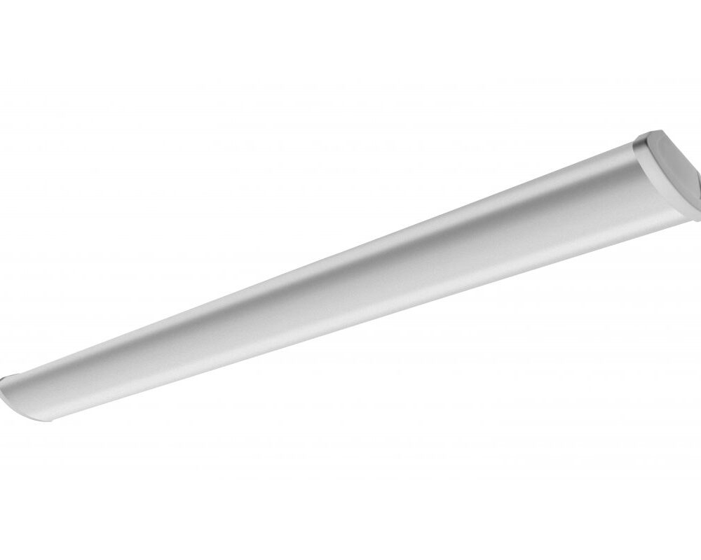 Luminaire Zefir 236, for T8 LED single-sided power supply, G13, 2x120cm, AC220-240V, IP40, ABS/PC (opal diffuser)