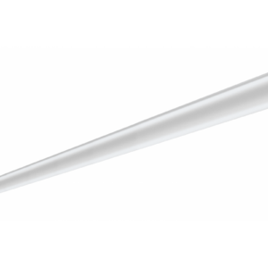 Luminaire Zefir 258, for T8 LED single-sided power supply, G13, AC220-240V, IP40, ABS/PC, (opal diffuser)