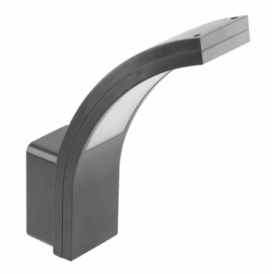 LED facade luminaire PARIS, 10 W, 900 lm, 4000K, IP54, gray