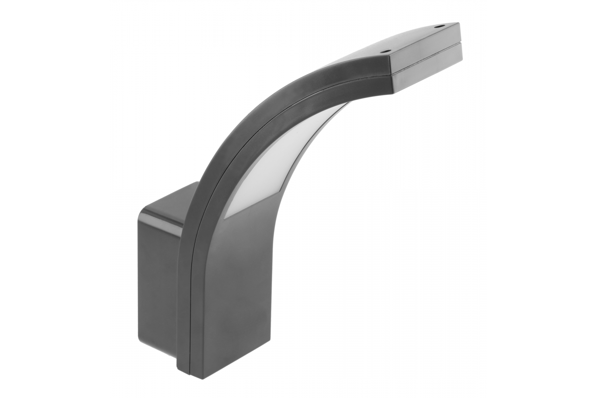 LED facade luminaire PARIS, 10 W, 900 lm, 4000K, IP54, gray