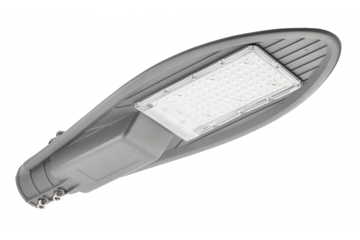 LED street luminaire PARKER III, 50 W, 5000 lm, 4000K, AC220-240V, IP65, gray