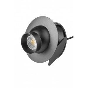 LED luminaire POINT, DC12V, 1.2 W, 65 lm, 4000K, cable mini AMP 1.5 m, black