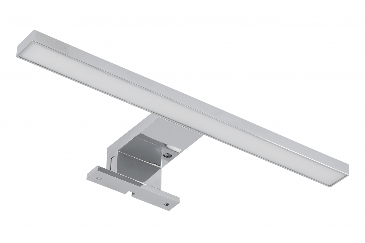 LED luminaire RADIUS, AC220-240V, 5 W, 6500K, IP44, chrome