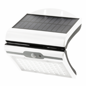 LED facade luminaire on solar battery RAMOS, motion/twilight sensor, 300 lm, 3.7V, 1800 mAh, IP44, 6400K, white