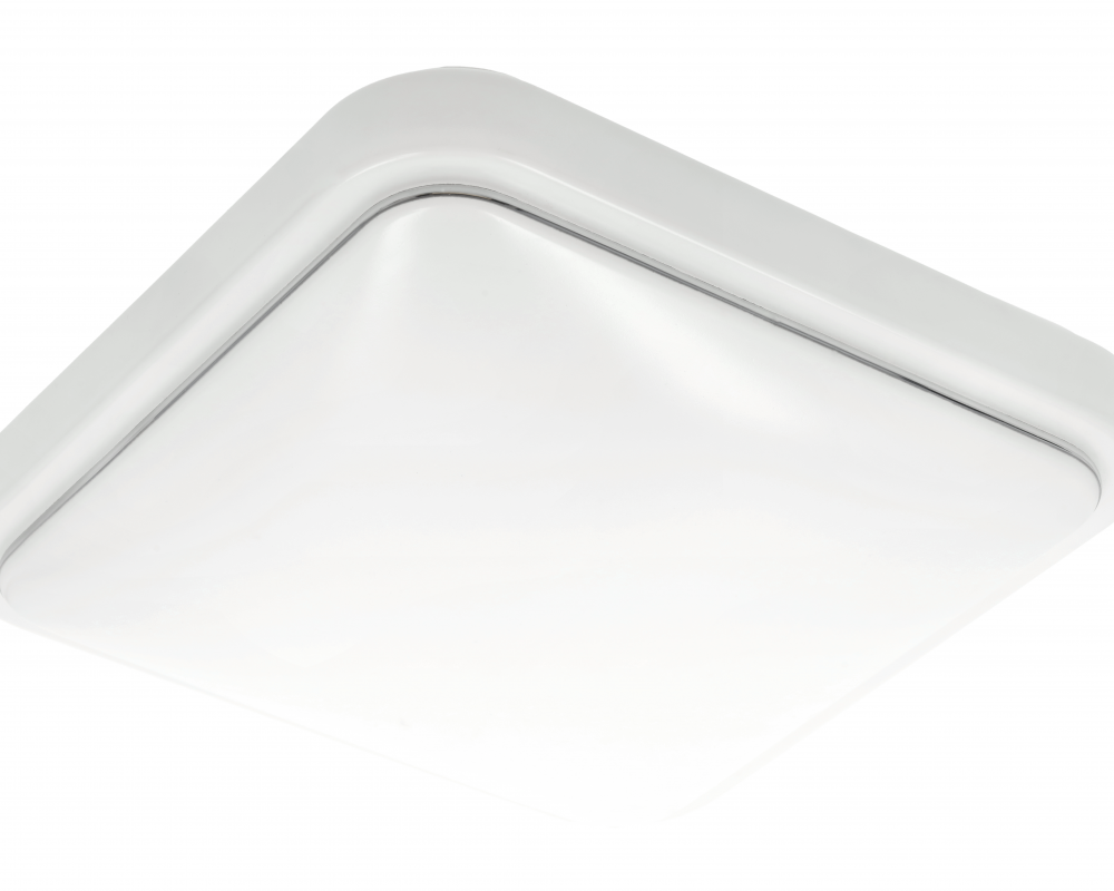 LED luminaire ROSALI, 24 W, 1920 lm, 4000K, AC180-250V, PF>0.5, IP44, 325x325 mm, square, white