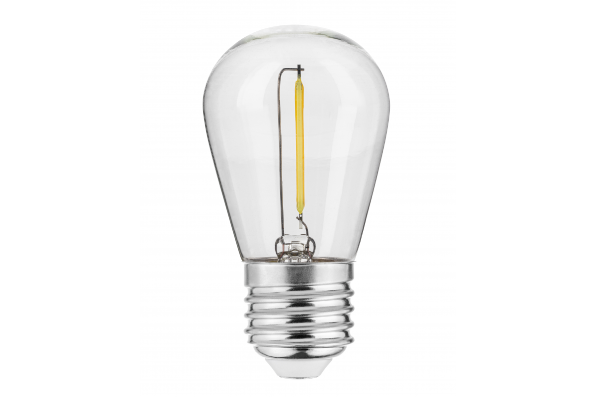 LED Bulb E27, S14, 0.5 W, 50 lm, 4000K, AC180-250V, 360°