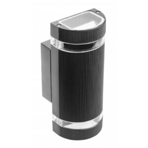 Facade luminaire bidirectional SILVA, 2*GU10, max. 2*50 W, IP54, black