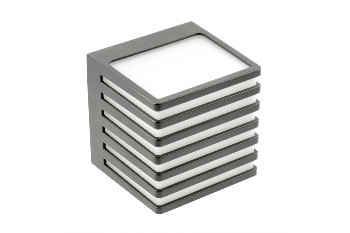 LED facade luminaire SIROLO, 10 W, 1000 lm, IP54, 4000K, graphite
