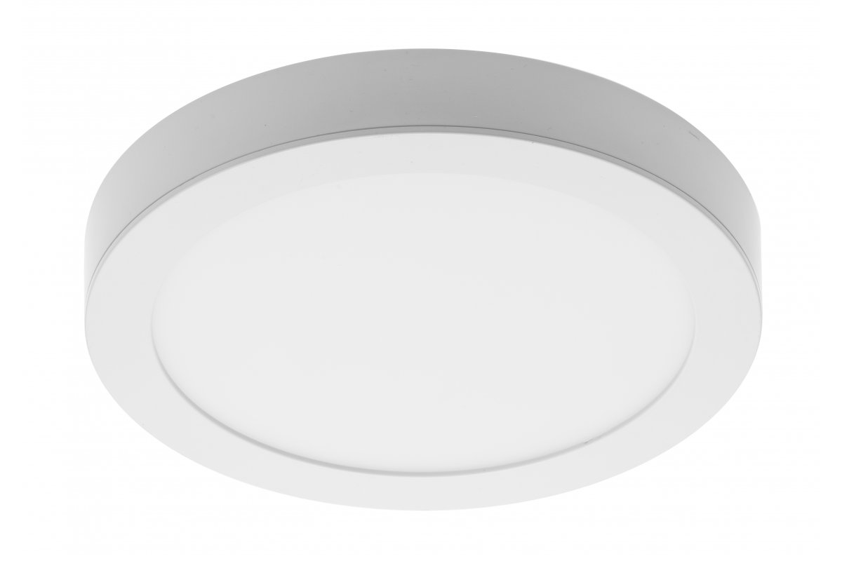 LED luminaire SAMBA, 14 W, 1100 lm, 4000K, AC175-250V, 50/60 Hz, PF>0.5, RA>80, IP40, 120°, 2in1, surface-mounted/recessed, round
