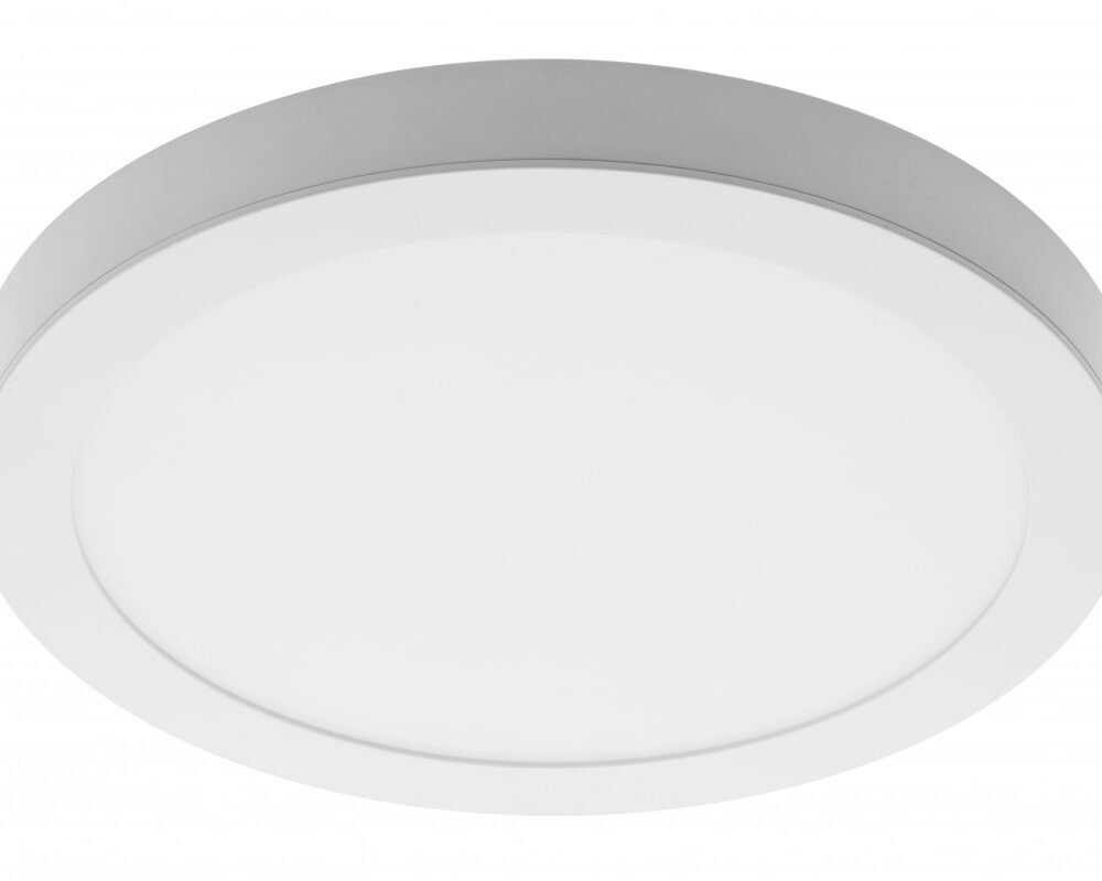 LED luminaire SAMBA, 20 W, 1600 lm, 4000K, AC175-250V, 50/60 Hz, PF>0.5, RA>80, IP40, 120°, 2in1, surface-mounted/recessed, round