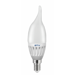 LED Bulb E14, C37L, 10 W, 1000 lm, 4000K, AC180-250V, 160°, CERAMIC