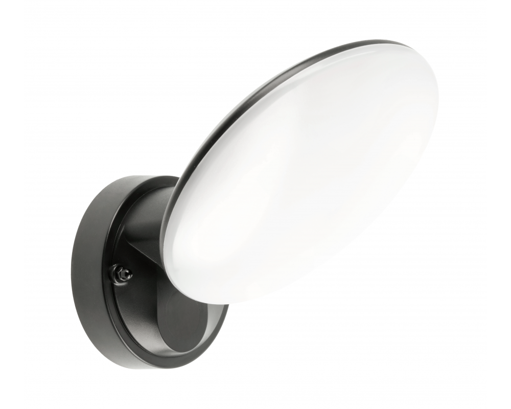 LED facade luminaire TERRO, 10 W, 1200 lm, IP54, 4000K, black