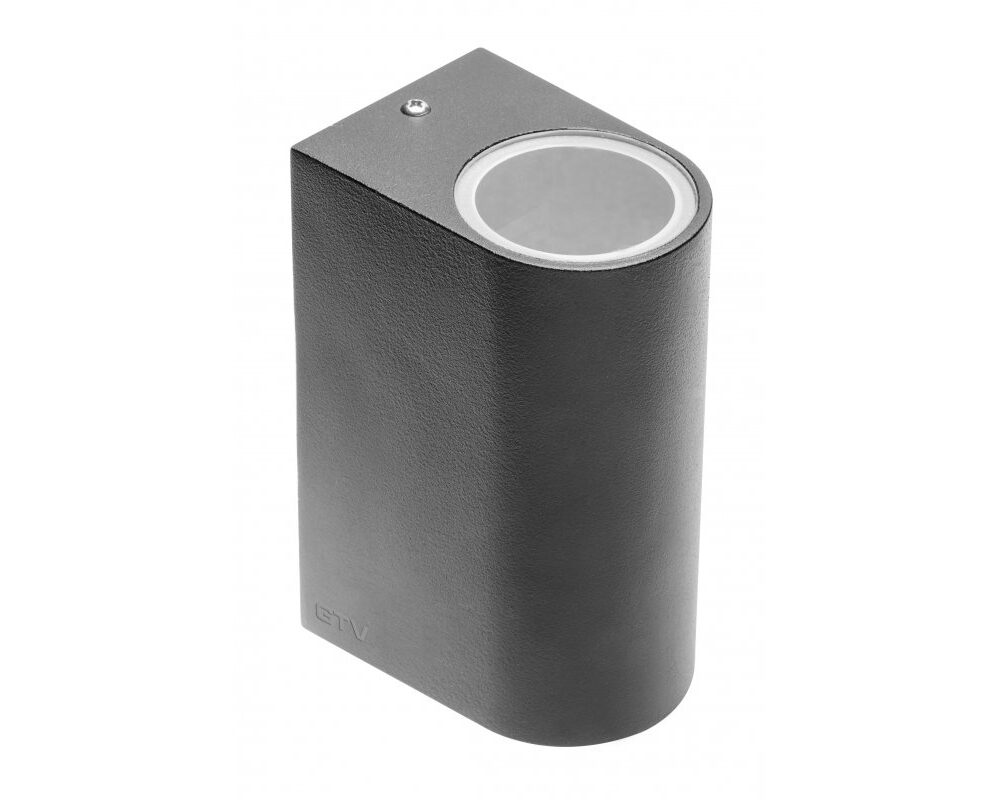 Facade luminaire bidirectional TIAGO, 2*GU10, max. 2*35 W, IP54, black