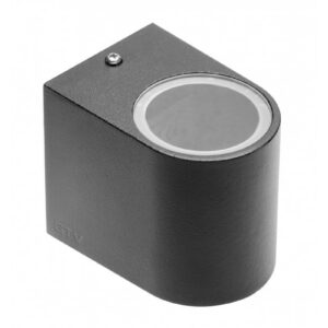 Facade luminaire unidirectional TIAGO, GU10, max. 35 W, IP54, black