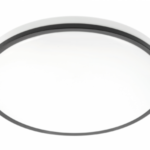 LED luminaire TULA, 24 W, 1680 lm, 4000K, AC180-250V, PF>0.5, IP44, Ø350 mm, black