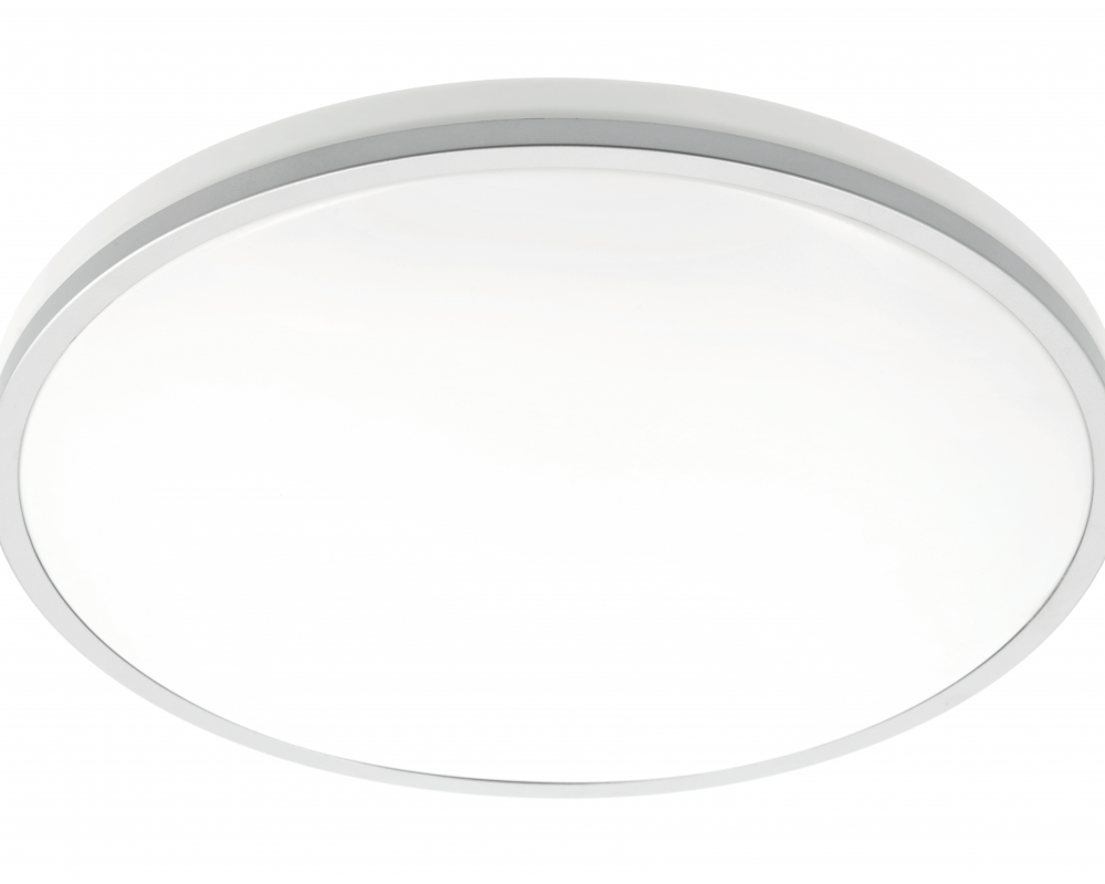 LED luminaire TULA, 24 W, 1680 lm, 4000K, AC180-250V, PF>0.5, IP44, Ø350 mm, gray
