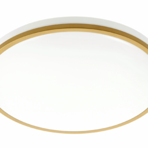 LED luminaire TULA, 24 W, 1680 lm, 4000K, AC180-250V, PF>0.5, IP44, Ø350 mm, gold