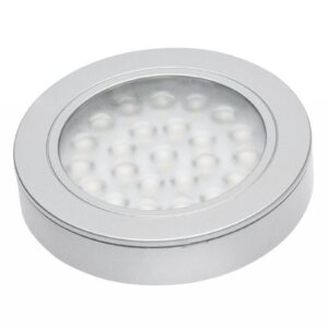 LED luminaire VASCO, recessed/surface-mounted, DC12V, 2.2 W, 4000K, cable mini AMP 2 m, aluminum