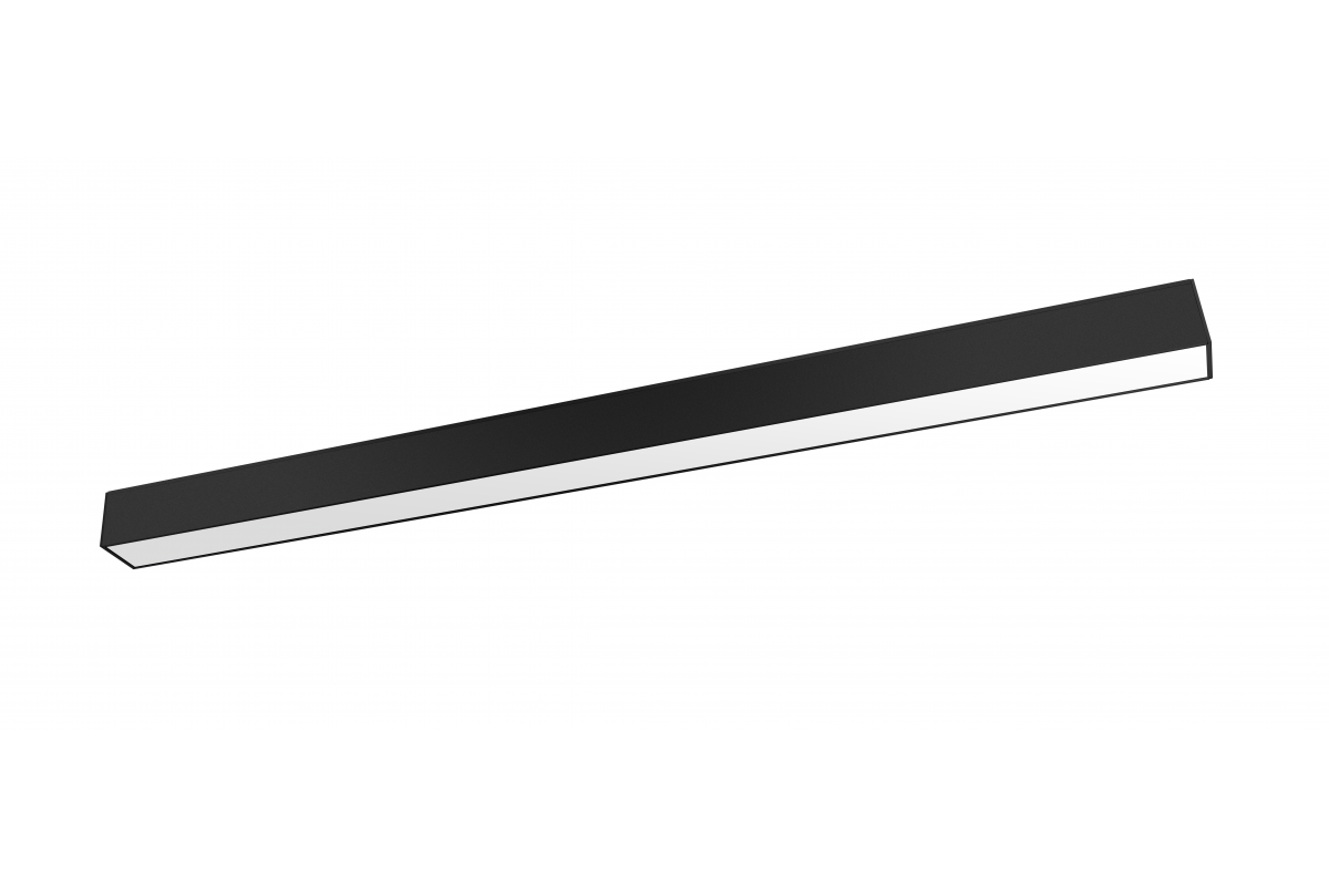 LED linear luminaire VINEA, 40 W (power 30-40 W), 4800 lm, 4000K, 120 cm, black