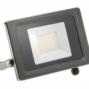 LED floodlight VIPER, 30 W, 2700 lm, 4000K, AC220-240V, IP65, 120°, gray